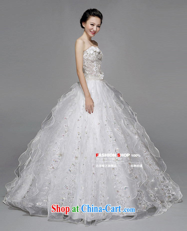 wedding dresses Jimmy married arts 2015 new erase chest Korean shaggy dress beauty with AS 211 bridal wedding white XXXL pictures, price, brand platters! Elections are good character, the national distribution, so why buy now enjoy more preferential! Health