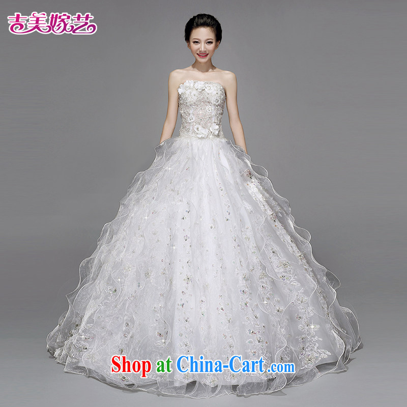 wedding dresses, marry us performing arts 2015 new erase chest Korean version shaggy dress beauty with AS 211 bridal wedding white XXXL, Jimmy married arts, and shopping on the Internet
