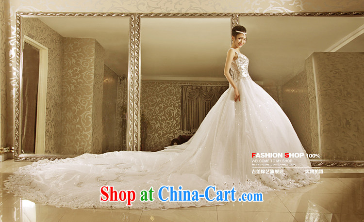 wedding dresses Jimmy married arts 2015 new Korean shoulders Princess shaggy dress tail HT 7155 bridal wedding 1M tail L pictures, price, brand platters! Elections are good character, the national distribution, so why buy now enjoy more preferential! Health