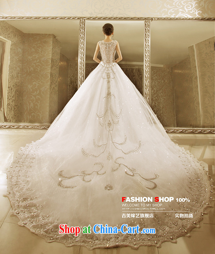 wedding dresses Jimmy married arts 2015 new Korean shoulders Princess shaggy dress tail HT 7155 bridal wedding 1M tail L pictures, price, brand platters! Elections are good character, the national distribution, so why buy now enjoy more preferential! Health