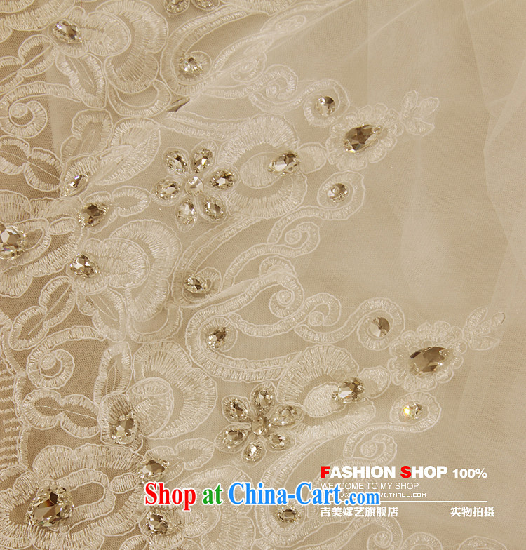 wedding dresses Jimmy married arts 2015 new Korean shoulders Princess shaggy dress tail HT 7155 bridal wedding 1M tail L pictures, price, brand platters! Elections are good character, the national distribution, so why buy now enjoy more preferential! Health