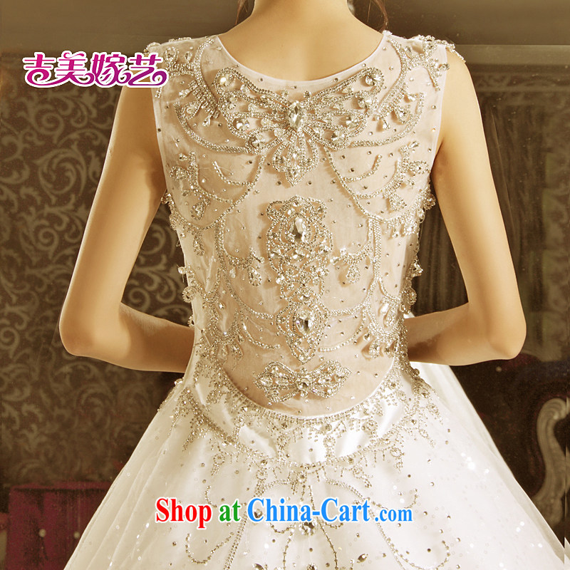 wedding dresses, marry us performing arts 2015 new Korean shoulders Princess shaggy dress tail HT 7155 bridal wedding 1M tail L, Jimmy married arts, shopping on the Internet