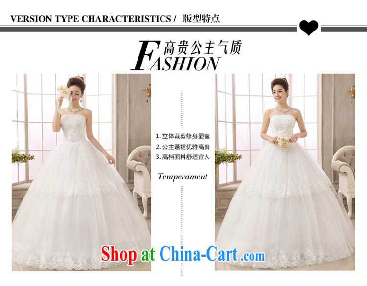 2015 new wedding fish bone shape 6 layer skirt with two-tier lace manually seamless drill lace lace bridal graphics thin smears chest wedding dresses white XL pictures, price, brand platters! Elections are good character, the national distribution, so why buy now enjoy more preferential! Health