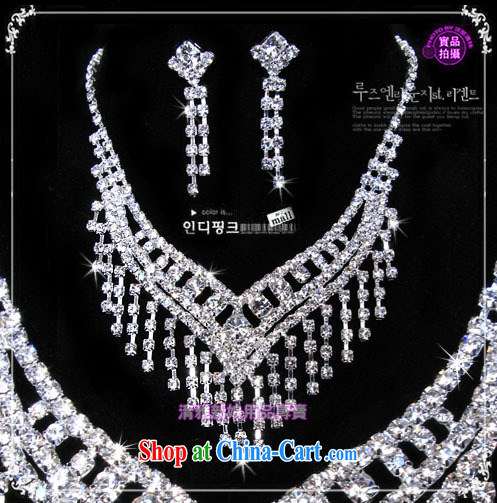 Bridal jewelry/Special/bride's wedding ceremony, costumes/Set chain/necklace TL 2037 bridal suite link White ear pin pictures, price, brand platters! Elections are good character, the national distribution, so why buy now enjoy more preferential! Health