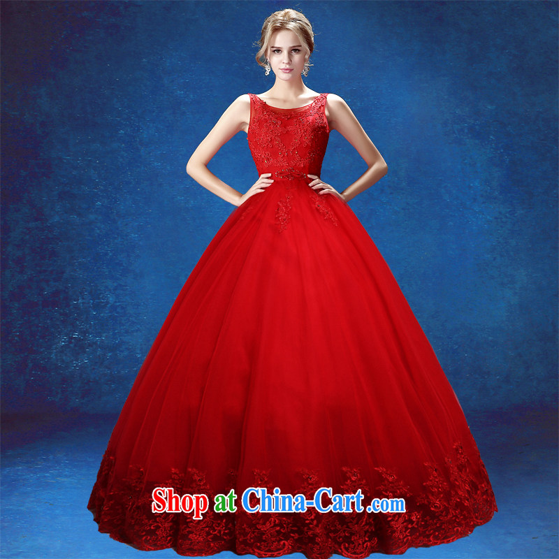 wedding dresses with bridal suite 2015 summer new, Korean-style embroidery bridal red large, double-shoulder video thin wedding dress red tailored final 7 days, Kou Connie (JIAONI), online shopping