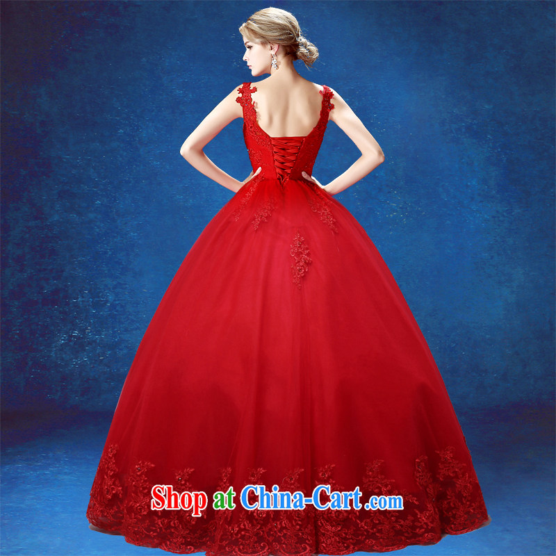 wedding dresses with bridal suite 2015 summer new, Korean-style embroidery bridal red large, double-shoulder video thin wedding dress red tailored final 7 days, Kou Connie (JIAONI), online shopping