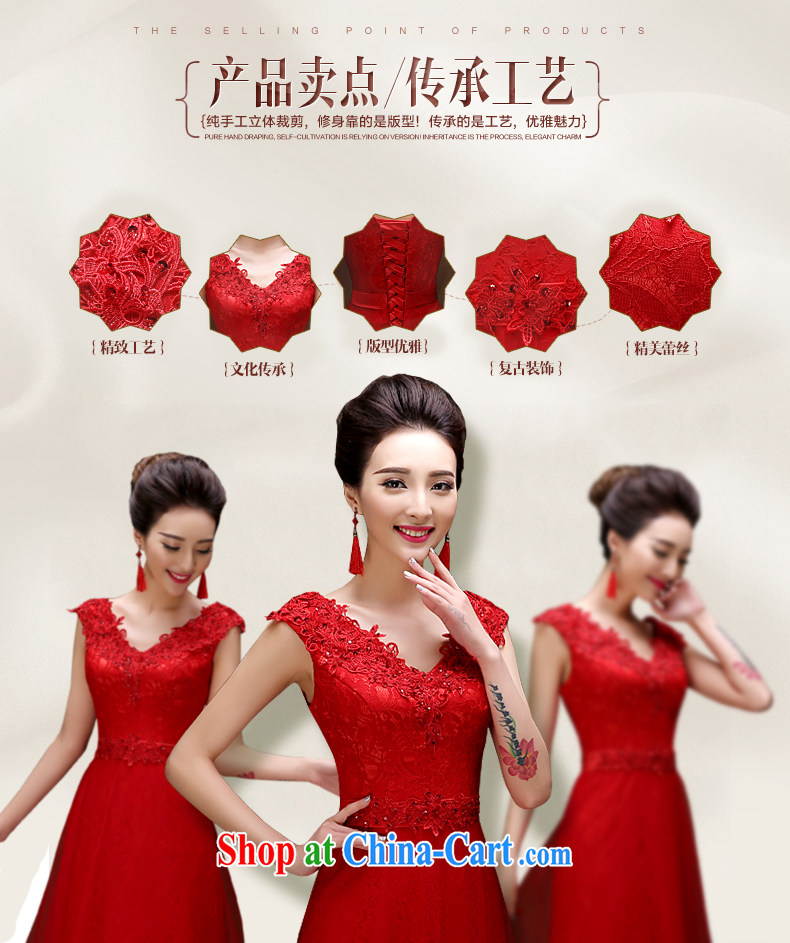 2015 new toast Service Bridal Fashion red Korean long marriage beauty wedding dresses women dress red XXL pictures, price, brand platters! Elections are good character, the national distribution, so why buy now enjoy more preferential! Health