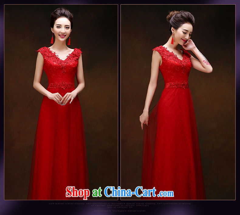 2015 new toast Service Bridal Fashion red Korean long marriage beauty wedding dresses women dress red XXL pictures, price, brand platters! Elections are good character, the national distribution, so why buy now enjoy more preferential! Health