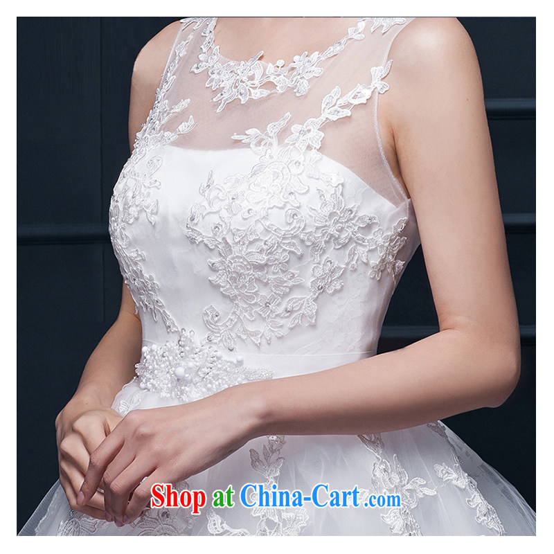 New 2015 autumn Korean version is also wiped his chest lace beauty the code back exposed to align wedding white XXXL, her spirit (Yanling), and, on-line shopping
