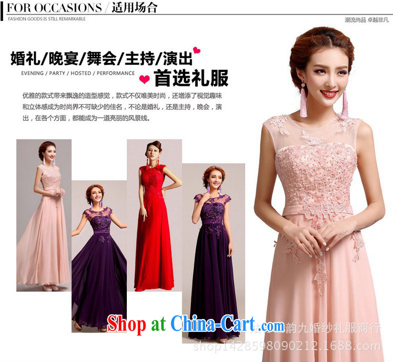 2015 marriages New Long shoulders serving toast bridesmaid service 2015 fashion style lace embroidery fall long skirt black XXL pictures, price, brand platters! Elections are good character, the national distribution, so why buy now enjoy more preferential! Health