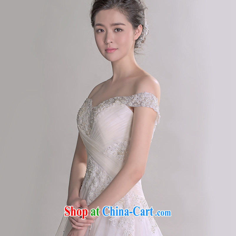 A yarn 2015 new summer Korean-style lace a shoulder high waist straps cultivating graphics thin advanced custom wedding 401501239 white XXL code 30 days pre-sale, a yarn, shopping on the Internet