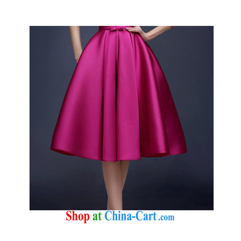 2015 new bride wedding toast serving female moderator dress Brocade tie sleeveless red long skirt black autumn XL, her spirit (Yanling), shopping on the Internet