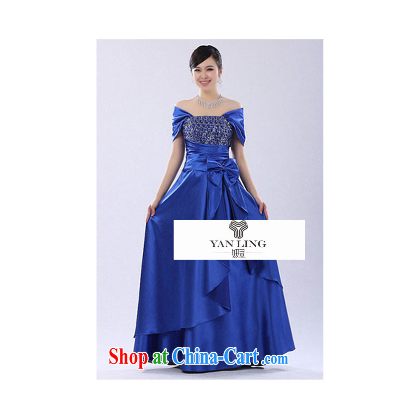 2015 autumn long bag shoulder dress bridal gown Performance Service Bridal Evening Dress chorus girl yellow XL pictures, price, brand platters! Elections are good character, the national distribution, so why buy now enjoy more preferential! Health