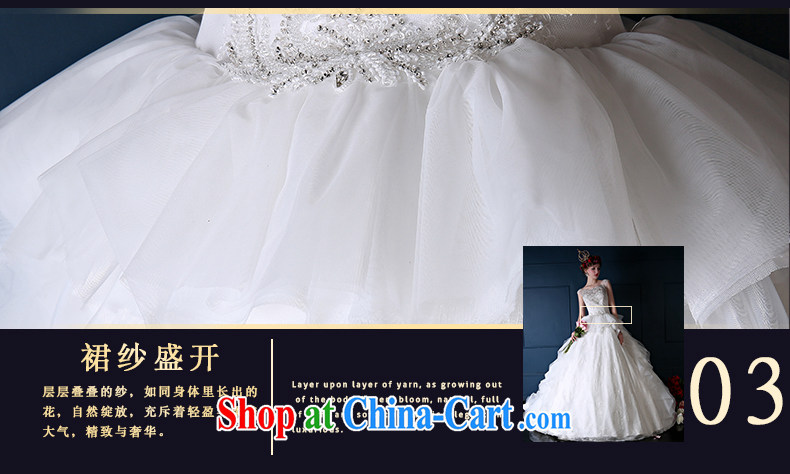 Bridal wedding dresses 2015 spring and summer new stylish Korean shoulders larger graphics thin wedding band-tail wedding white L pictures, price, brand platters! Elections are good character, the national distribution, so why buy now enjoy more preferential! Health