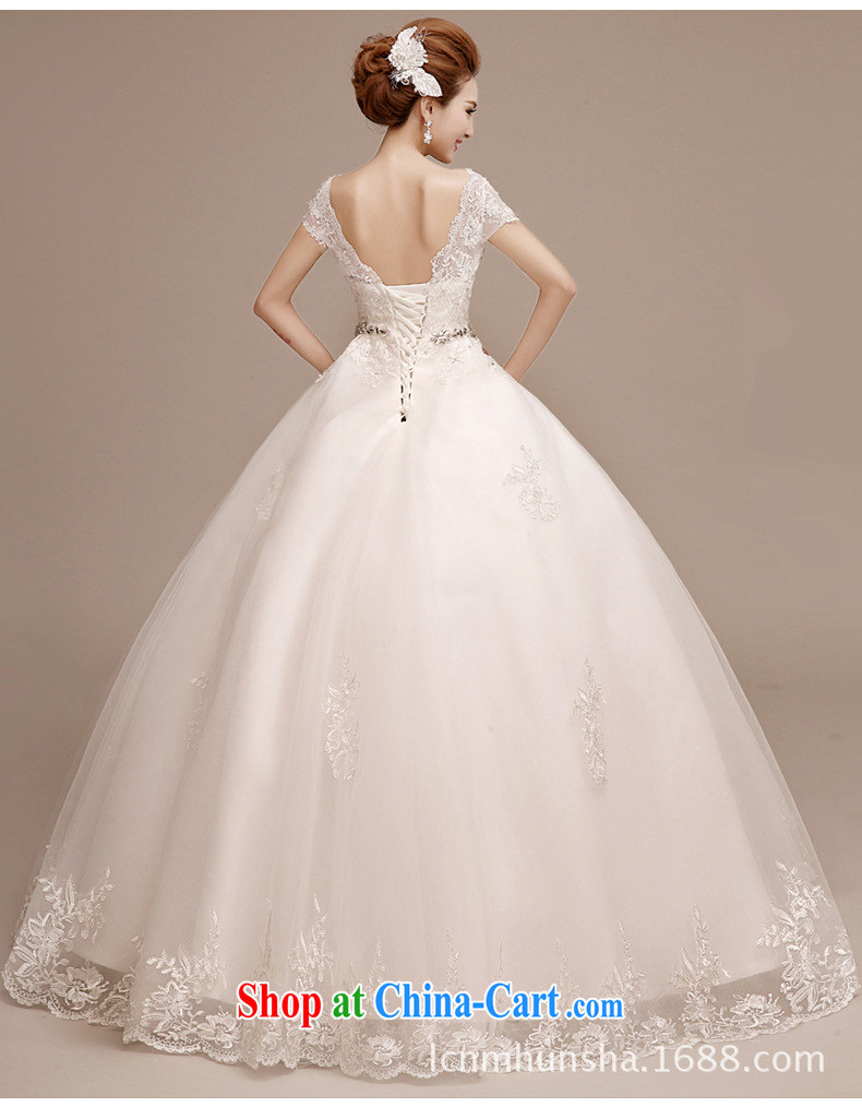 wedding dresses fall 2015 new Korean-style minimalist bride larger graphics thin with shoulders wedding a summer shoulder drill white XXL pictures, price, brand platters! Elections are good character, the national distribution, so why buy now enjoy more preferential! Health
