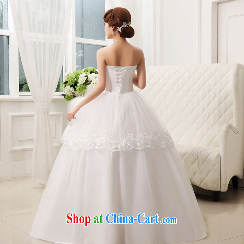 Her spirit (Yanling) Autumn 2015 new white lace lace with cupule skirt wedding white XL, her spirit (Yanling), and, on-line shopping