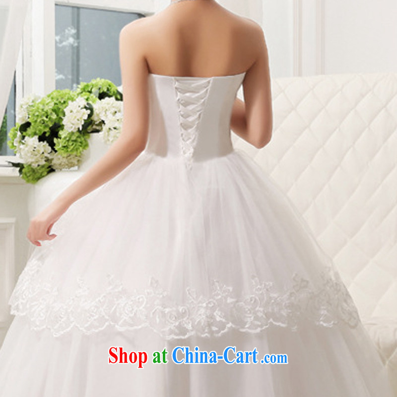 Her spirit (Yanling) Autumn 2015 new white lace lace with cupule skirt wedding white XL, her spirit (Yanling), and, on-line shopping