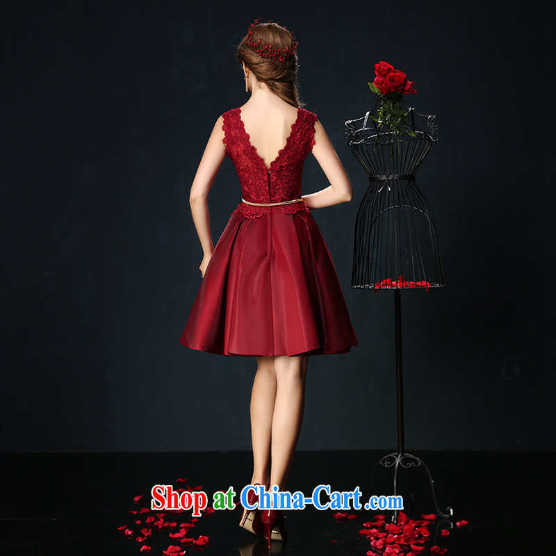 bridal dresses 2015 Korean double-shoulder red code graphics thin marriage toast service beauty short banquet dress green custom, Sin Sin better edge, shopping on the Internet