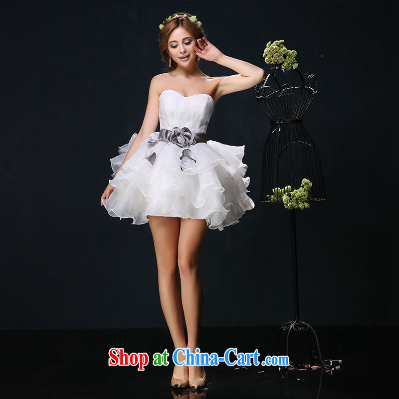 Summer 2015 new erase chest short Princess Korean banquet dress bridal toast serving small stage performances serving green tailored Sin Sin better edge, shopping on the Internet
