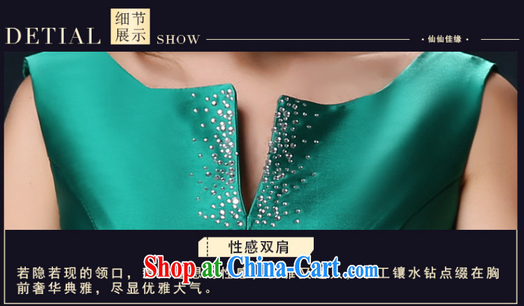 Bridal toast service 2015 spring and summer new dual-shoulder larger graphics thin banquet marriage short evening dress dresses green tailored pictures, price, brand platters! Elections are good character, the national distribution, so why buy now enjoy more preferential! Health