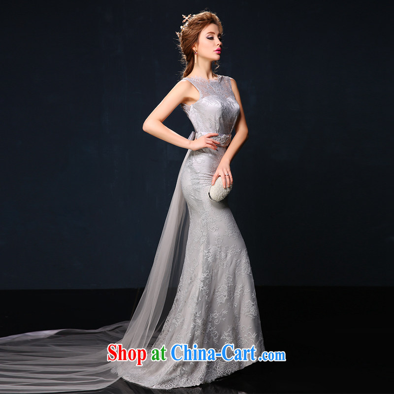 Bridal crowsfoot toast service 2015 summer new Korean double-shoulder red long lace beauty banquet dress red tailored Sin Sin better edge, shopping on the Internet
