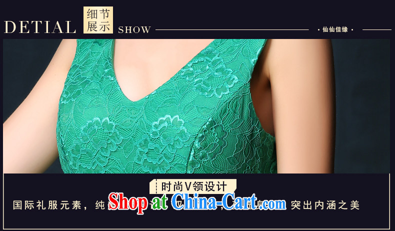 Bridal toast service 2015 spring and summer new dual-shoulder V for cultivating dress long crowsfoot theatrical service green custom pictures, price, brand platters! Elections are good character, the national distribution, so why buy now enjoy more preferential! Health