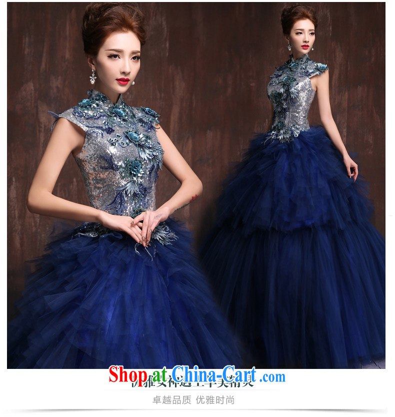 2015 spring and summer Korean version of the new, wedding dresses long evening dress the stage performances dress bridal toast service picture color short. size pictures, price, brand platters! Elections are good character, the national distribution, so why buy now enjoy more preferential! Health