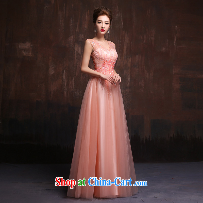 2015 Spring Summer fashion new wedding dresses long, pink bridal toast clothing Evening Dress annual dresses bare pink. size pictures, price, brand platters! Elections are good character, the national distribution, so why buy now enjoy more preferential! Health