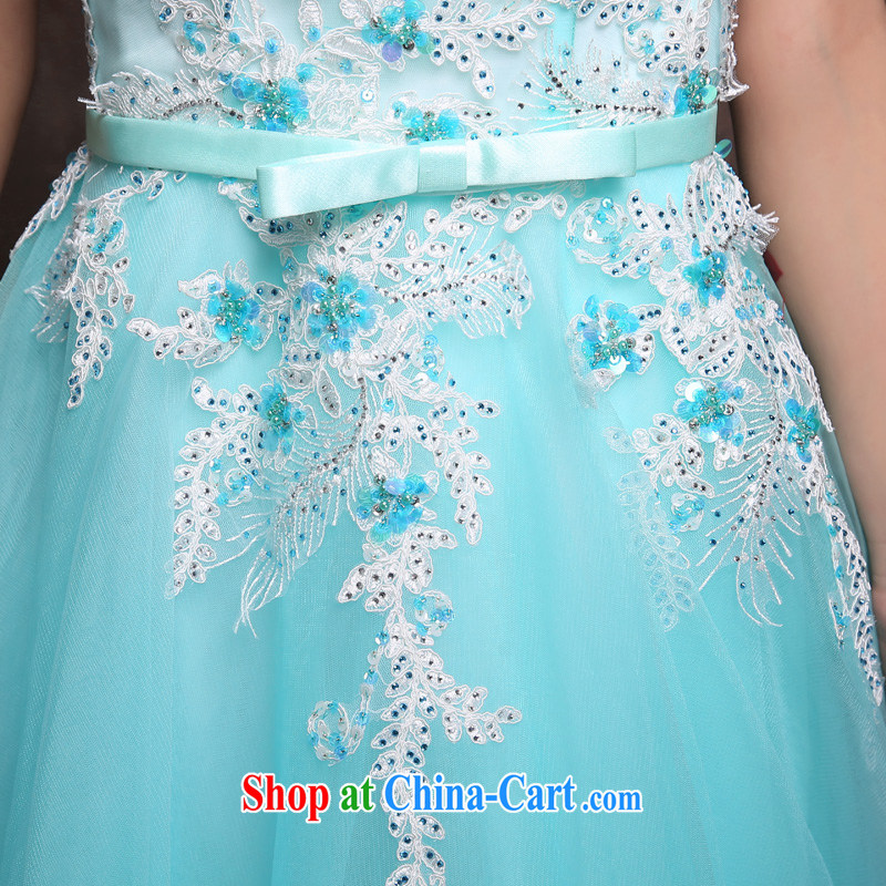 sin Sin better edge 2015 stylish new wedding dresses, shoulder sweet long-tail bridal wedding dress skirt ice blue L quality pictures, price, brand platters! Elections are good character, the national distribution, so why buy now enjoy more preferential! Health