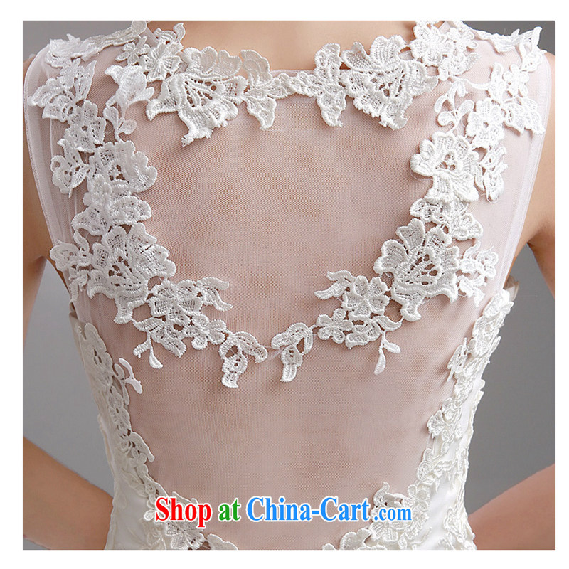 White first about Lace Deep v for Korea, Princess bride crowsfoot tail beauty wedding dresses 2015 new white tailored contact customer service, white first about, and, on-line shopping