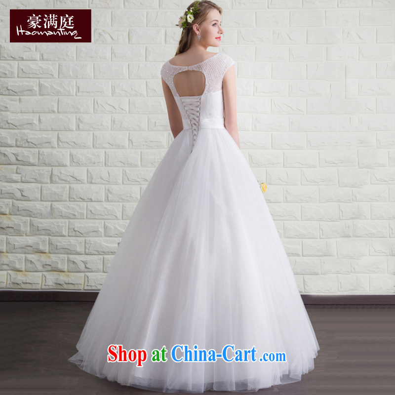 Howard Johnson full Chamber bridal wedding dresses 2015 new summer shoulders with Wedding Fashion simple beauty, marriage white XL, Ho full chamber, and shopping on the Internet