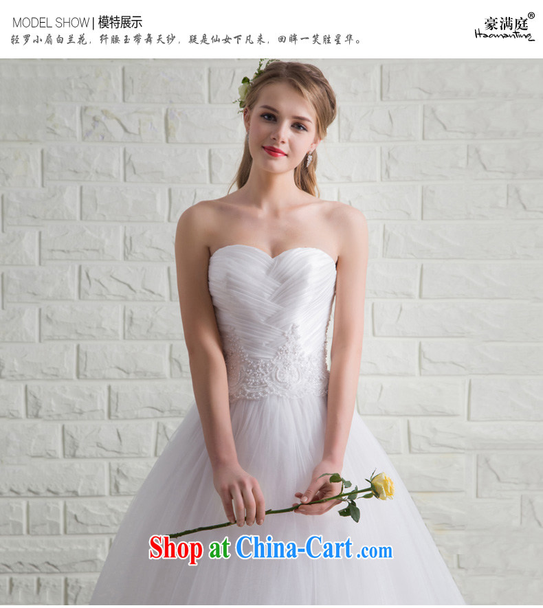 bare chest wedding dresses new 2015 summer Korean-style minimalist with wedding, tie-cultivating graphics thin white white XL pictures, price, brand platters! Elections are good character, the national distribution, so why buy now enjoy more preferential! Health