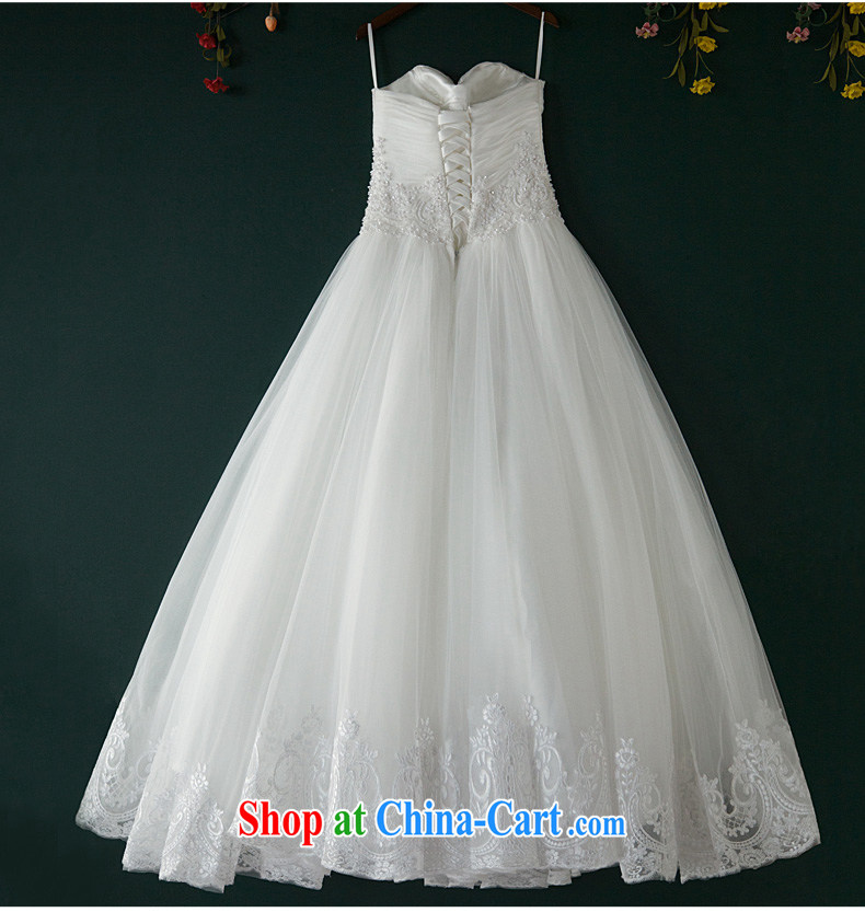 bare chest wedding dresses new 2015 summer Korean-style minimalist with wedding, tie-cultivating graphics thin white white XL pictures, price, brand platters! Elections are good character, the national distribution, so why buy now enjoy more preferential! Health