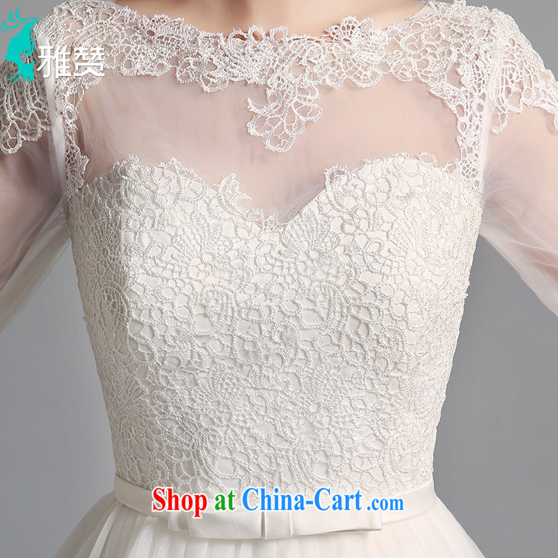 And Jacob his bride a field package shoulder the tail with wedding dresses 2015 summer and autumn new long-sleeved the lumbar heart-shaped back exposed butterfly wedding dress with XXL paragraph, Zambia (YAZAN), shopping on the Internet