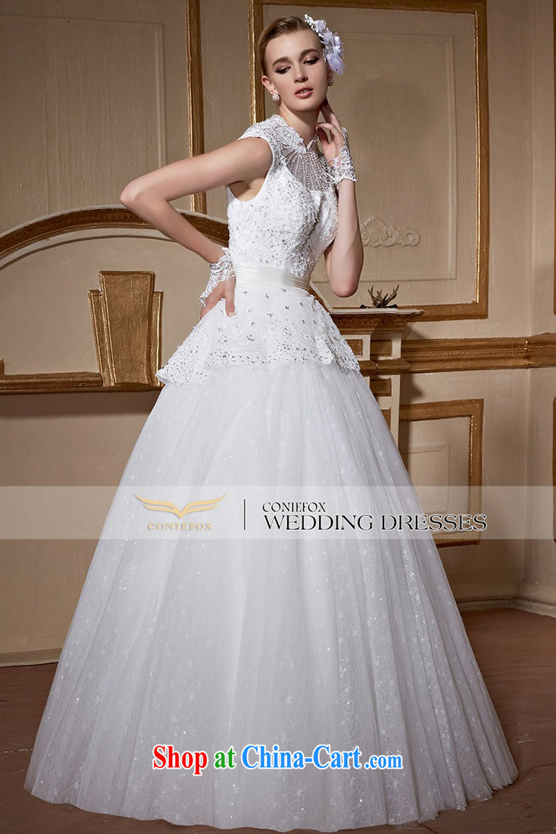 Creative Fox stylish double-shoulder-mounted also bridal wedding dresses elegant lace inserts drill marriage with wedding, cultivating a tailored wedding 99,051 white tailored pictures, price, brand platters! Elections are good character, the national distribution, so why buy now enjoy more preferential! Health