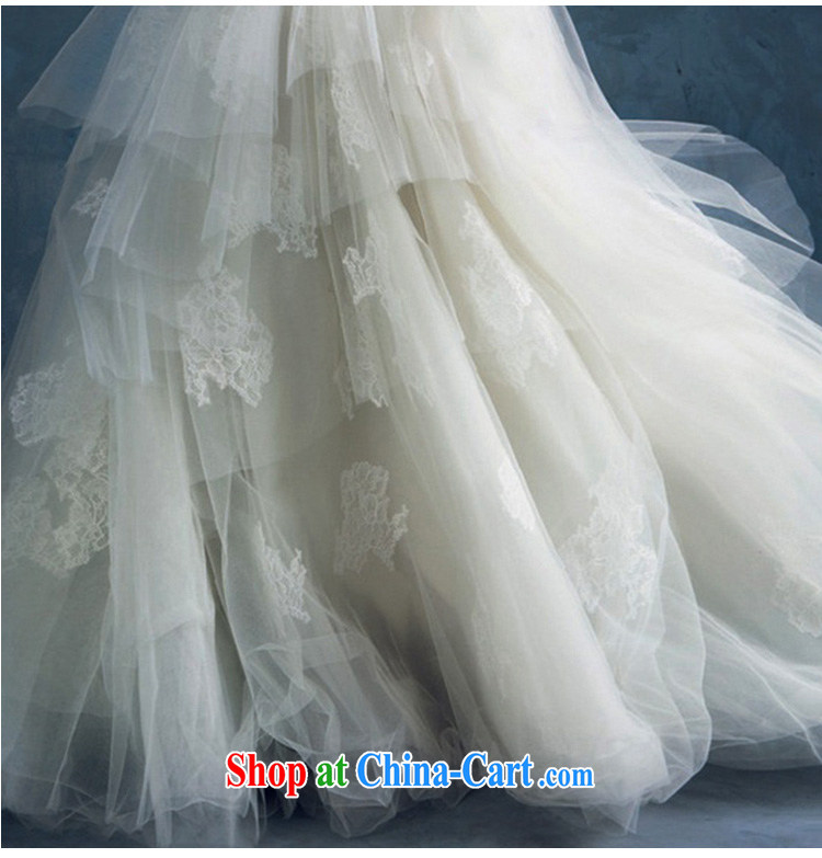Luang Prabang in summer 2015 new stylish bridal wedding simple marriage wedding retro field shoulder tail lace wedding white XL pictures, price, brand platters! Elections are good character, the national distribution, so why buy now enjoy more preferential! Health