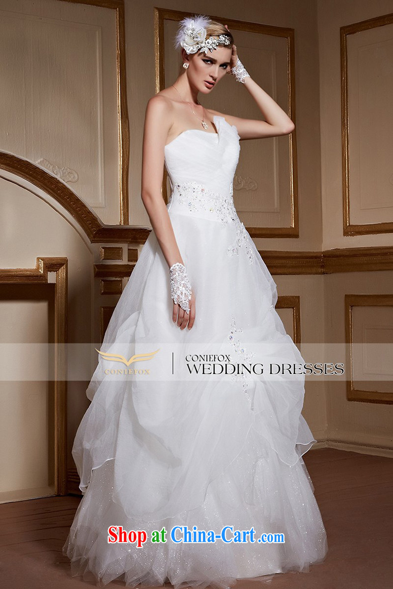 Creative Fox stylish wiped chest custom wedding dresses white elegant and romantic marriages wedding beauty with Princess skirt shaggy wedding 99,058 white tailored pictures, price, brand platters! Elections are good character, the national distribution, so why buy now enjoy more preferential! Health