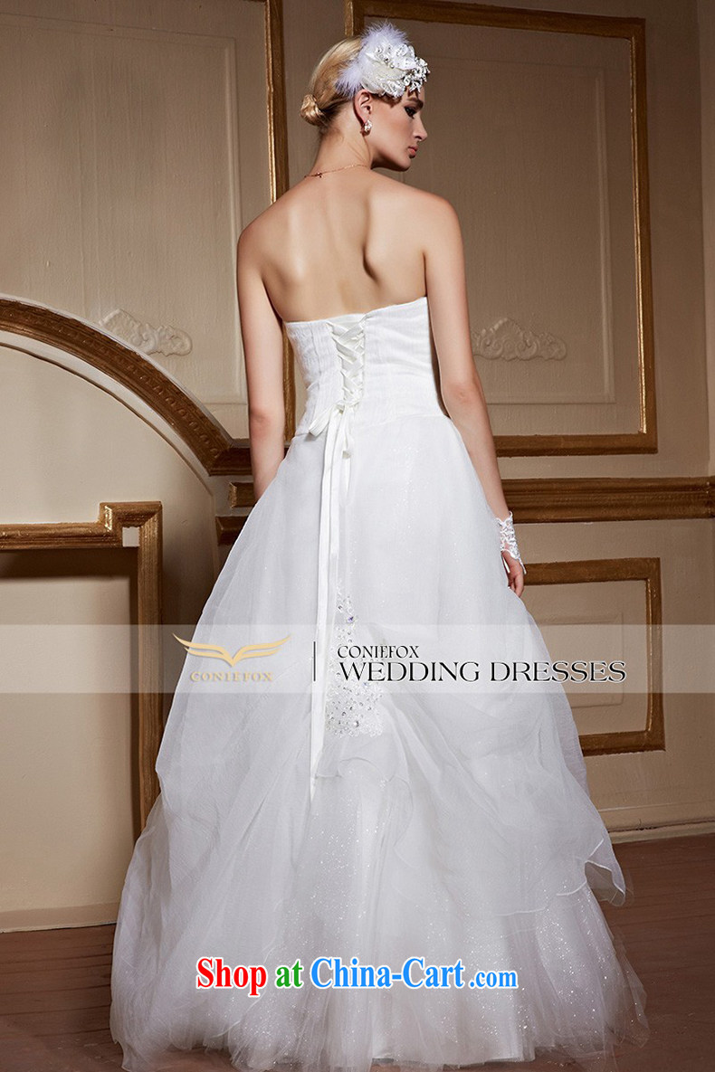 Creative Fox stylish wiped chest custom wedding dresses white elegant and romantic marriages wedding beauty with Princess skirt shaggy wedding 99,058 white tailored pictures, price, brand platters! Elections are good character, the national distribution, so why buy now enjoy more preferential! Health