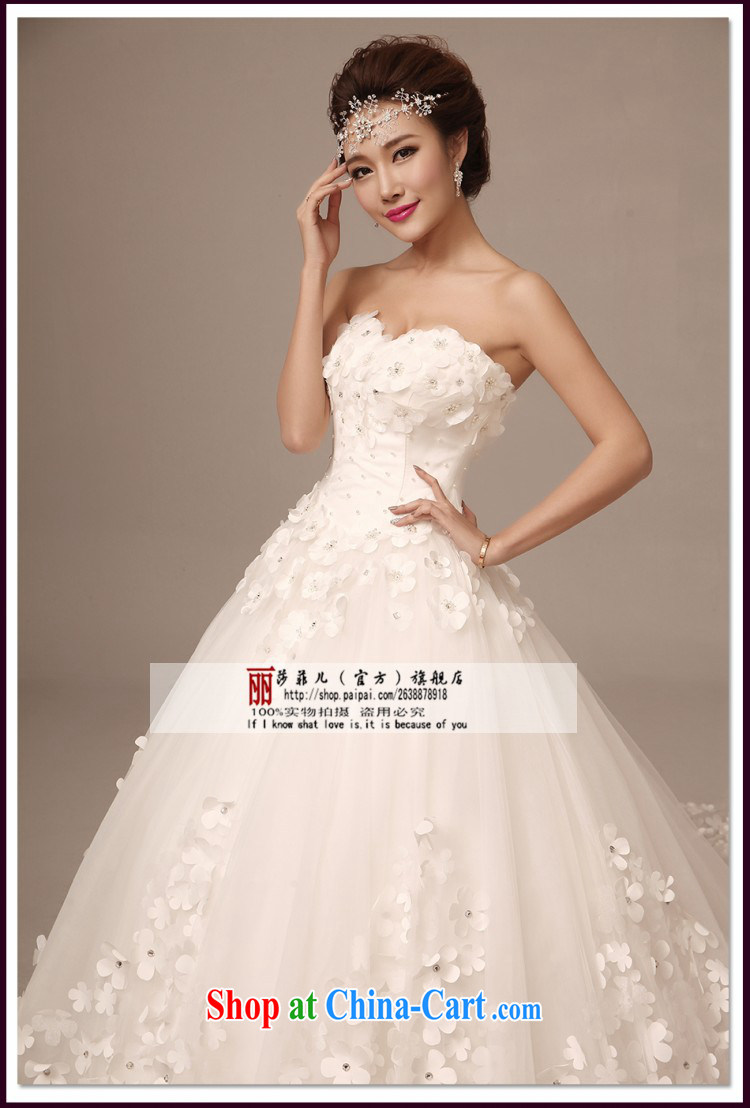 Summer 2015 new bridal wedding dresses long-tail erase chest cultivating large numbers with large flower tail custom white 50 CM drag and drop custom size not return pictures, price, brand platters! Elections are good character, the national distribution, so why buy now enjoy more preferential! Health