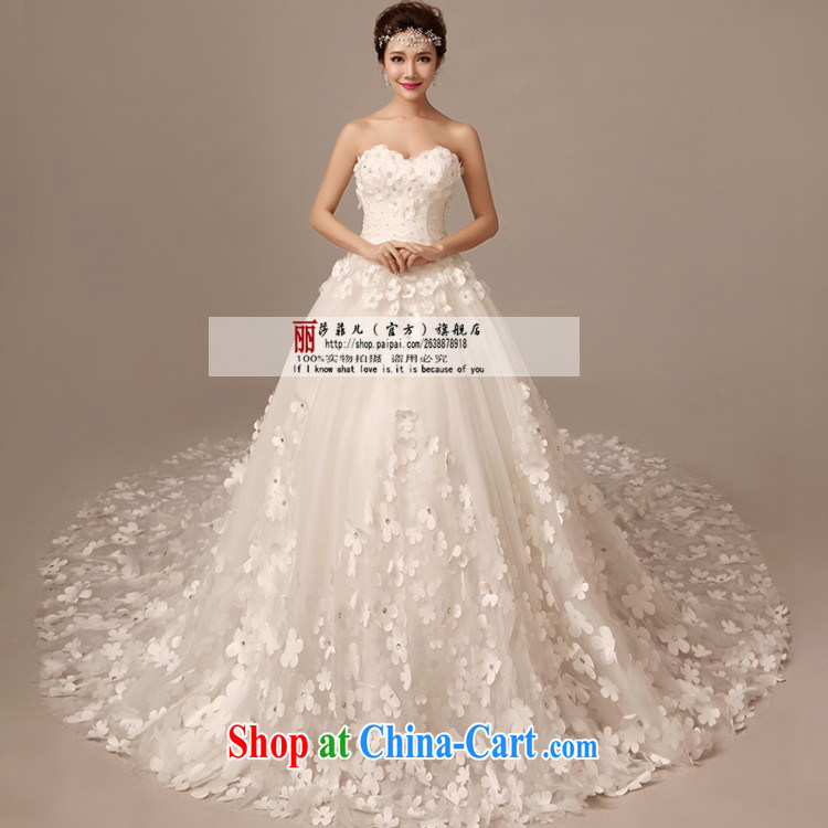 Summer 2015 new bridal wedding dresses long-tail erase chest cultivating large numbers with large flower tail custom white 50 CM drag and drop custom size not return pictures, price, brand platters! Elections are good character, the national distribution, so why buy now enjoy more preferential! Health