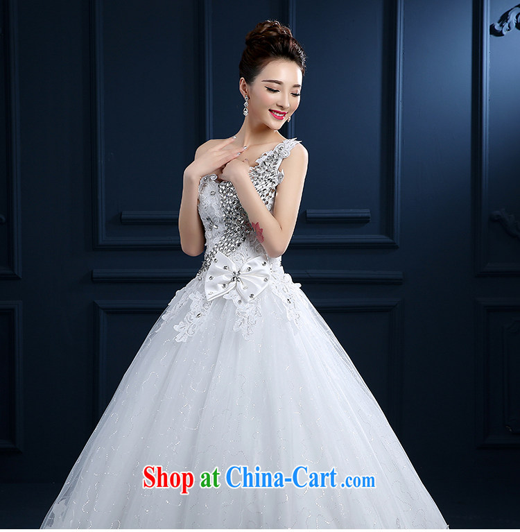 7 color 7 tone 2015 new marriages the shoulder chest bare wood drill wedding Korean beauty with graphics thin wedding dresses H 077 white tailored (final) pictures, price, brand platters! Elections are good character, the national distribution, so why buy now enjoy more preferential! Health