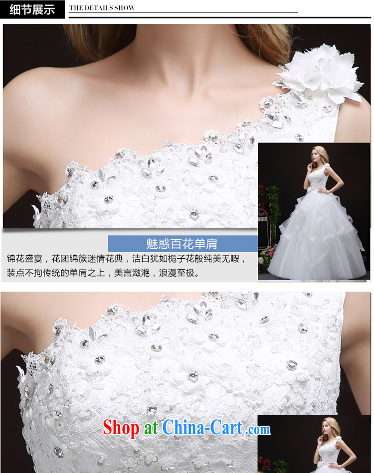 Honey, bride wedding dresses 2015 autumn new single shoulder alignment to cultivating graphics thin Korean marriages the code white wedding white XXL pictures, price, brand platters! Elections are good character, the national distribution, so why buy now enjoy more preferential! Health