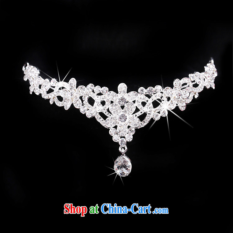 Time his bride's headdress and jewelry wedding dresses accessories water diamond necklace Korean-style wedding jewelry, Crown 3-piece set necklace earrings pictures, price, brand platters! Elections are good character, the national distribution, so why buy now enjoy more preferential! Health