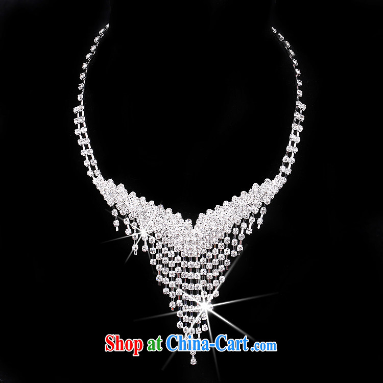 Time his bride jewelry Korean-style wedding necklace earrings Crown head-dress 3 piece Pack E-Mail wedding dresses accessories hair accessories gift sets 3-piece pictures, price, brand platters! Elections are good character, the national distribution, so why buy now enjoy more preferential! Health