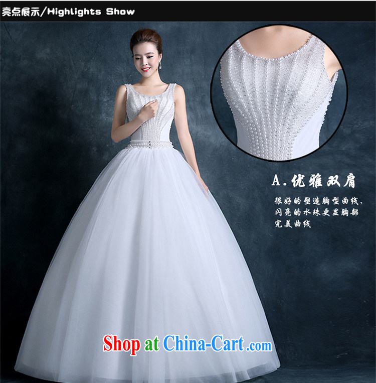 Air Fox 2015 autumn and winter new stylish wedding dresses bride Korean double-shoulder-neck-back lace retro graphics thin Pearl luxury white custom pictures, price, brand platters! Elections are good character, the national distribution, so why buy now enjoy more preferential! Health