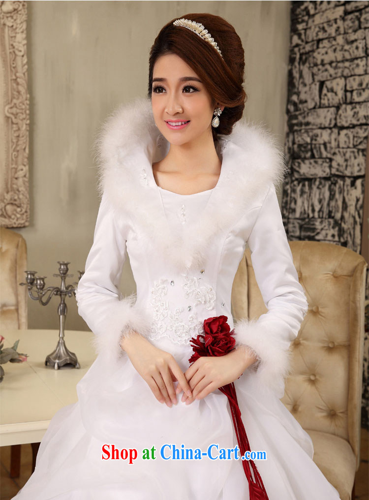 Marriage and love Korean style 2015 NEW GRAPHICS thin winter clothing wedding dresses white winter and cotton long-sleeved winter hair for Korean winter white XXL pictures, price, brand platters! Elections are good character, the national distribution, so why buy now enjoy more preferential! Health