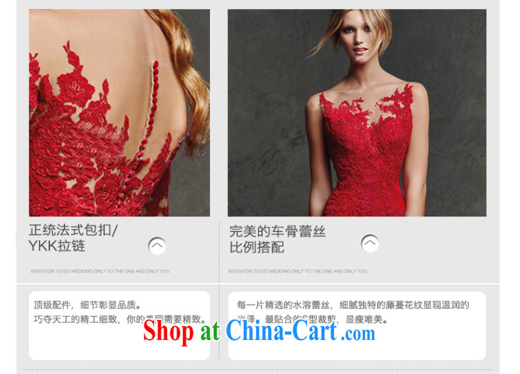 2015 New Field shoulder wedding toast service red lace long-sleeved back exposed crowsfoot beauty dress long marriage wedding shoulders, tailored pictures, price, brand platters! Elections are good character, the national distribution, so why buy now enjoy more preferential! Health