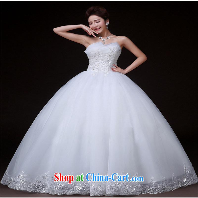 Products HUNNZ 2015 new Korean-style bare chest modern and simple in spring and summer-tail bridal wedding white XXL, HUNNZ, shopping on the Internet