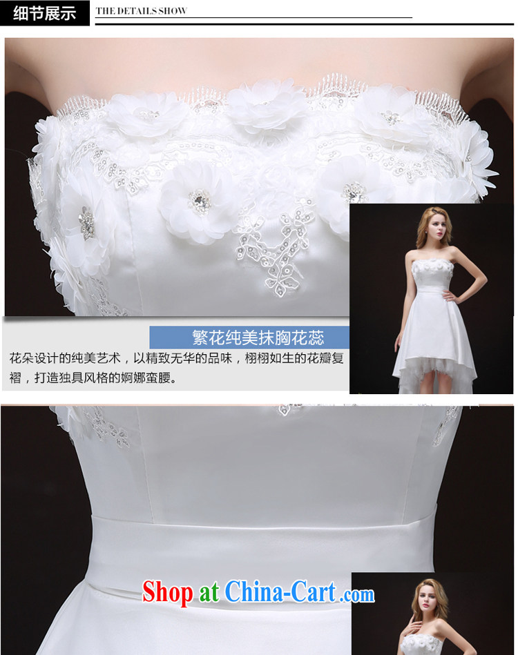 Honey, bride bridal wedding autumn 2015 new front short, Mary Magdalene and chest Korean tail graphics thin large, wedding dresses white XXL pictures, price, brand platters! Elections are good character, the national distribution, so why buy now enjoy more preferential! Health