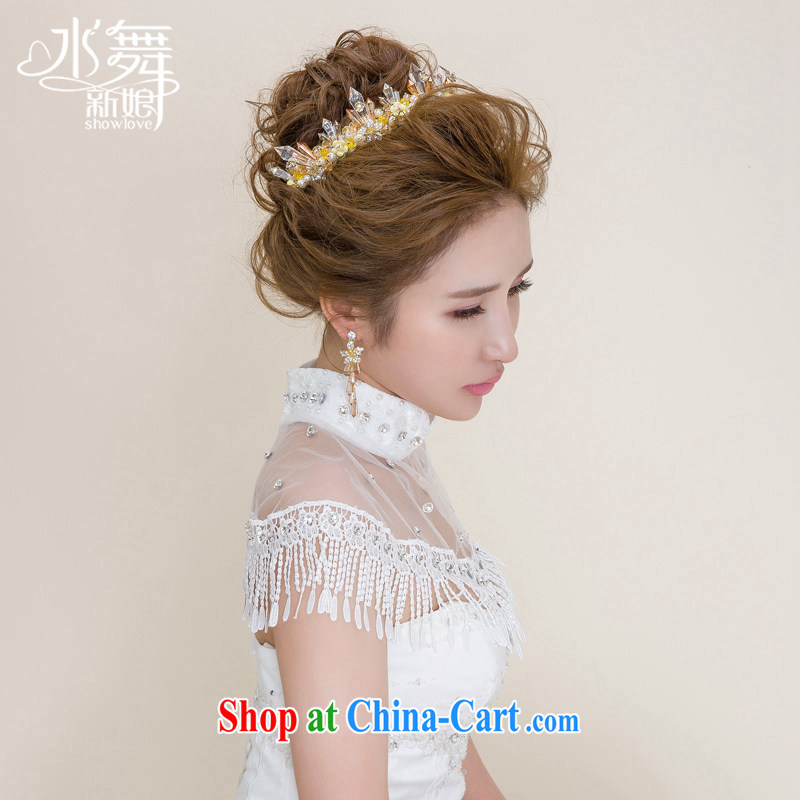 Water dance bride's high-end lace water drill class, wedding shawls wedding accessories field shoulder P 0077 gift boxed, water dance, shopping on the Internet